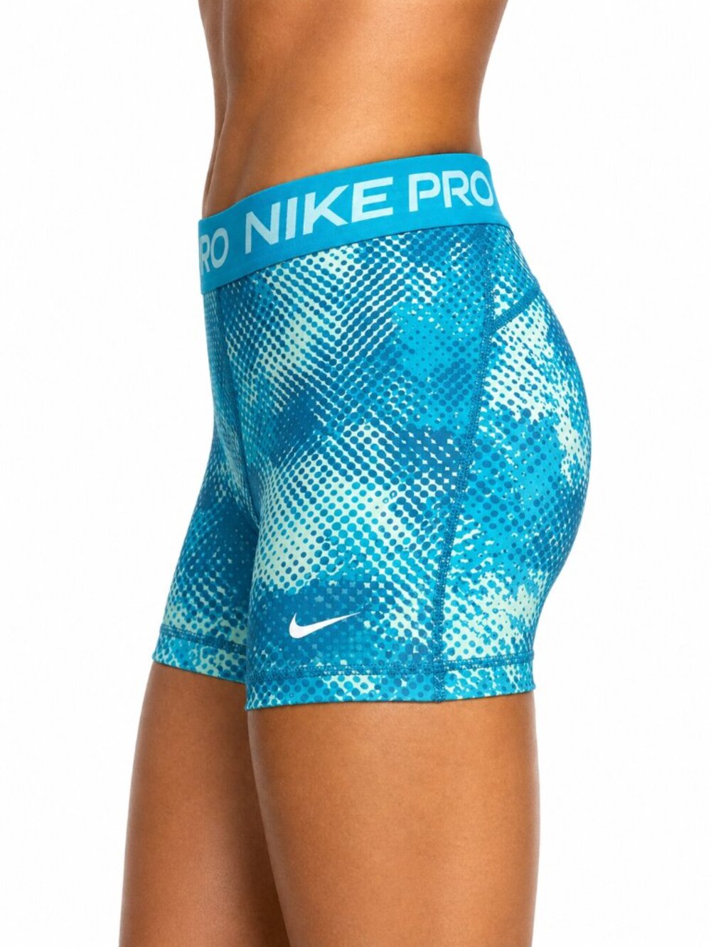 NIKE NWT Pro 3" Shorts Stretch Supportive Dri-Fit Pull-On Training Womens Medium